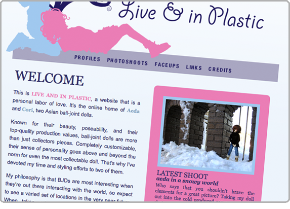 Live & In Plastic Web Design