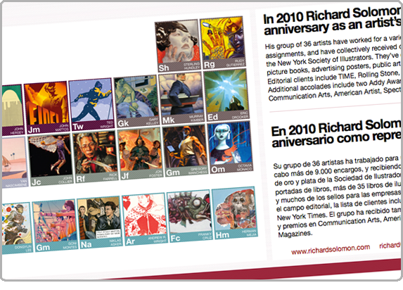 Richard Solomon Artists Rep email coding